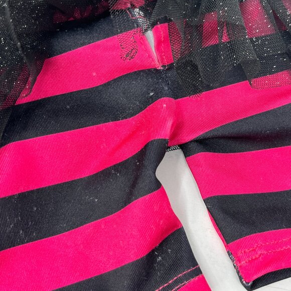 Retired 1pc Build a Bear 2017 Pink Black Witch Halloween Costume BABW Goth - Picture 5 of 5